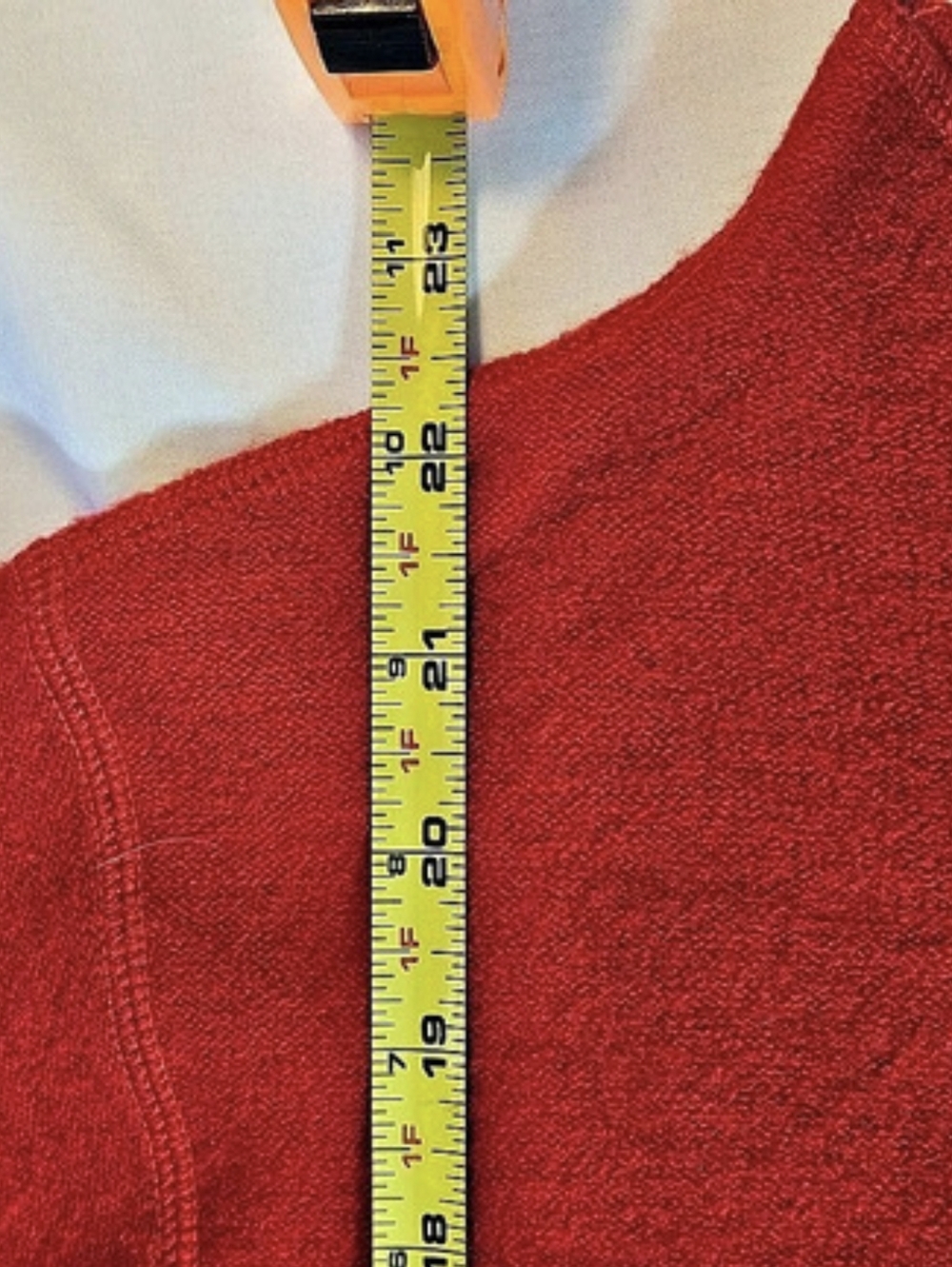 Lauren Hansen Red 100% Wool Cardigan Jacket M Cottagecorei - Picture 7 of 10